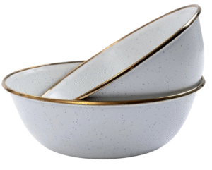 Barebones Enamel Bowl set