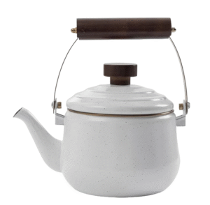 Barebones Enamel Teapot