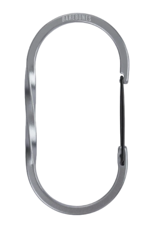 Barebones Wiregate Carabiner Large Gunmetal