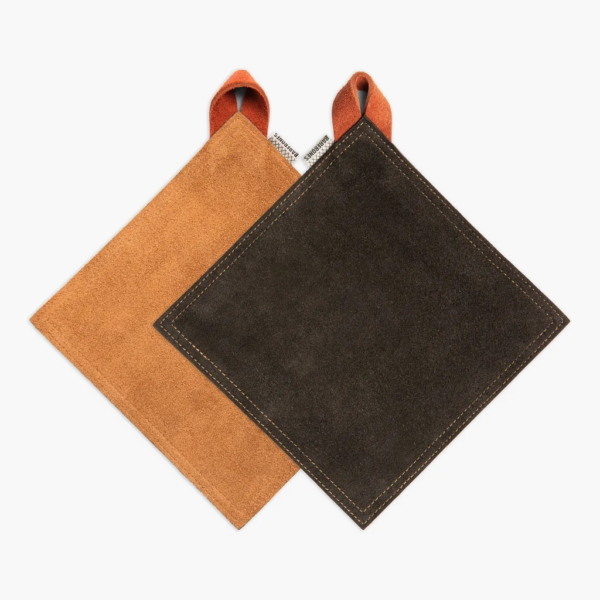 Barebones Suede Oven Mitt & Hot Pad - Image 3